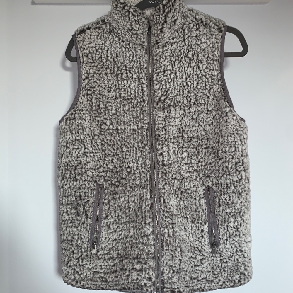Grey Sherpa Vest